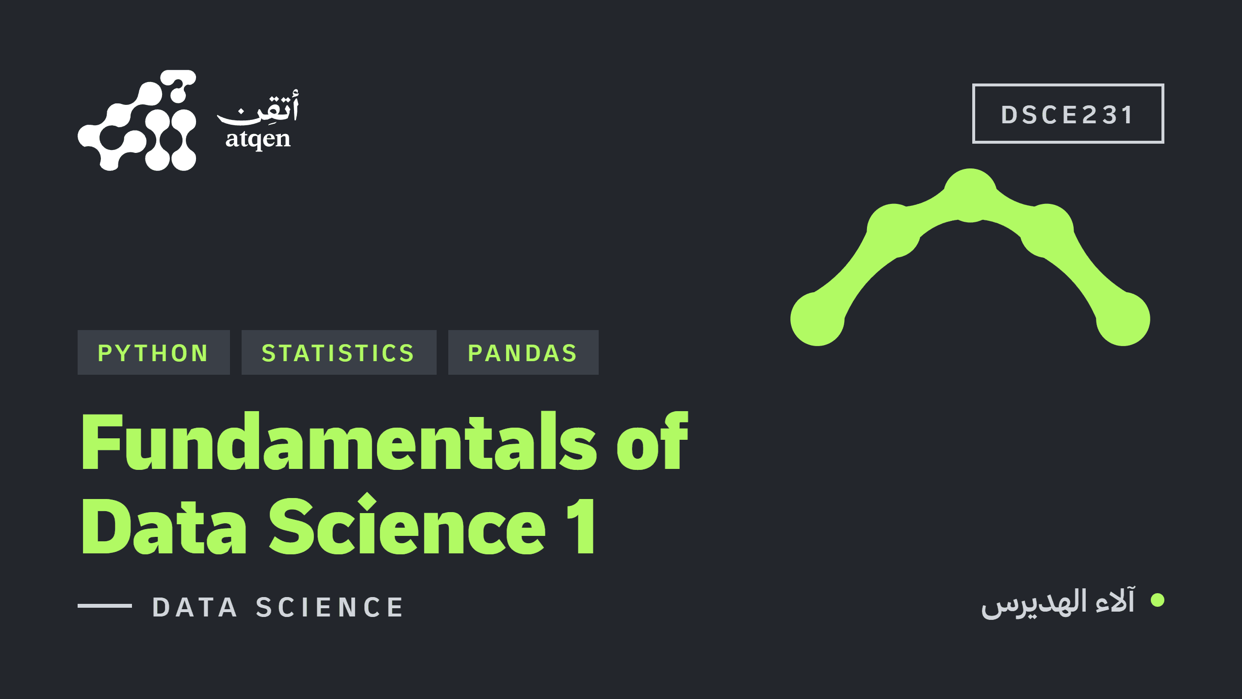 Fundamentals of Data Science 1