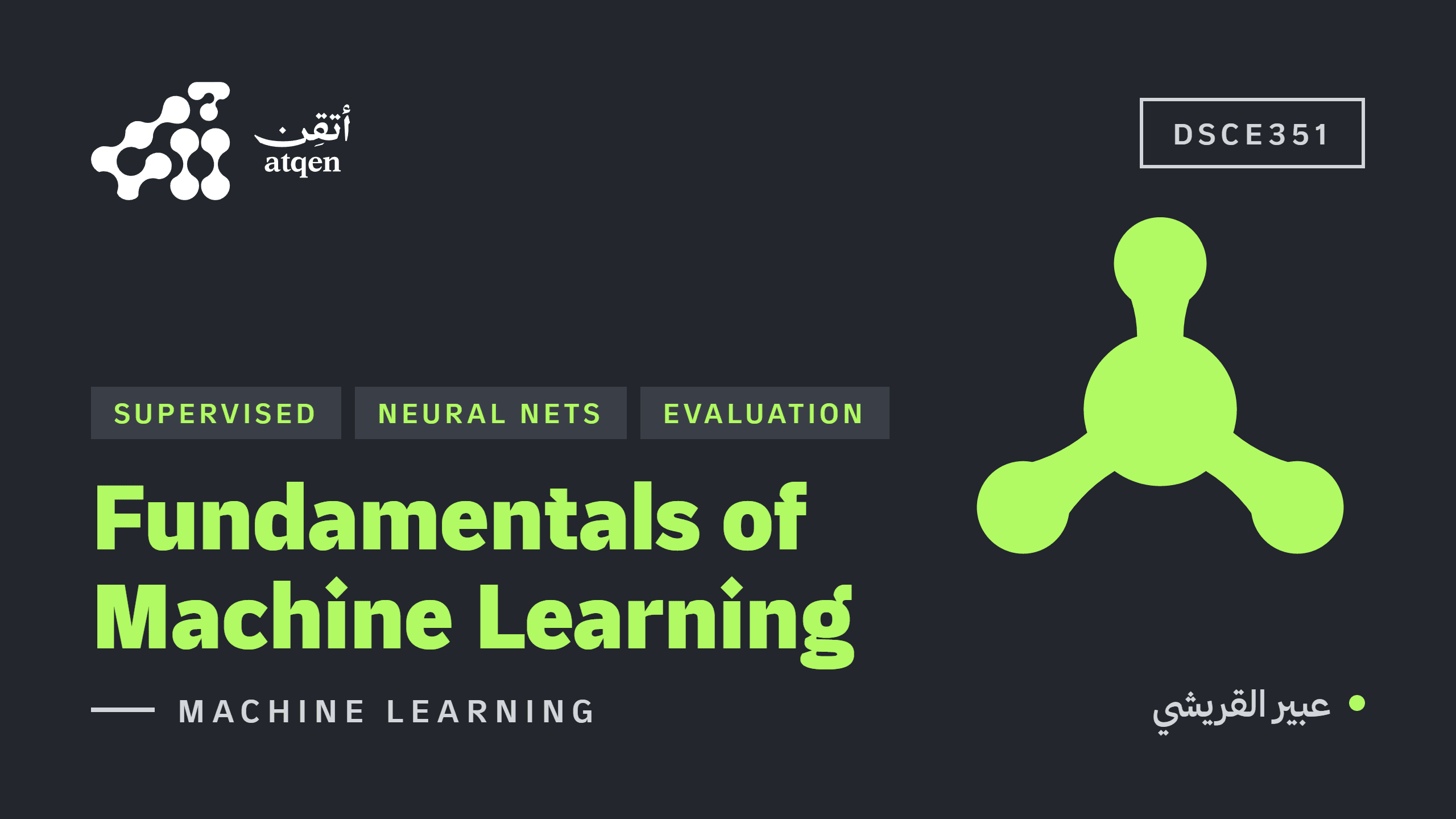 Fundamentals of Machine Learning